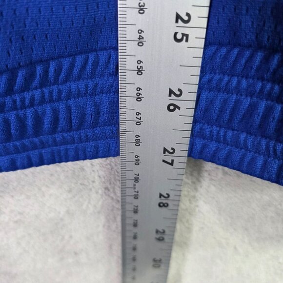 Mens Champion Blue Track Mesh Jacket Full Zip 100% Polyester Mock Neck Size S - Picture 8 of 9